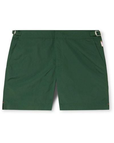Orlebar Brown Bulldog Mid-length Swim Shorts - Green