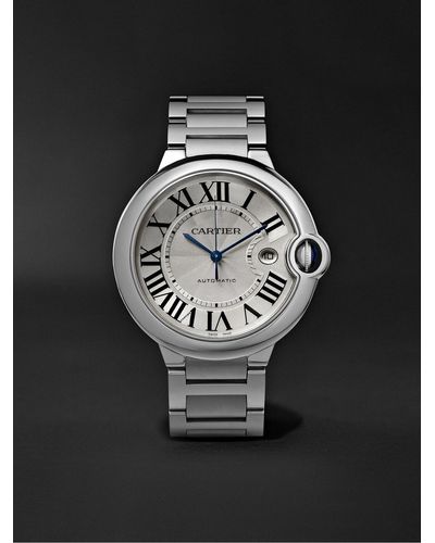 Cartier Ballon Bleu De Automatic 42mm Stainless Steel Watch - Black