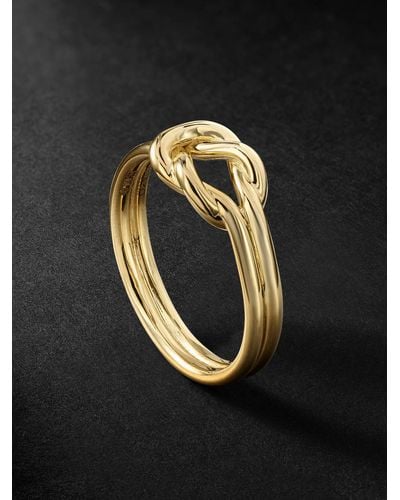 Anita Ko Knot Gold Ring - Black