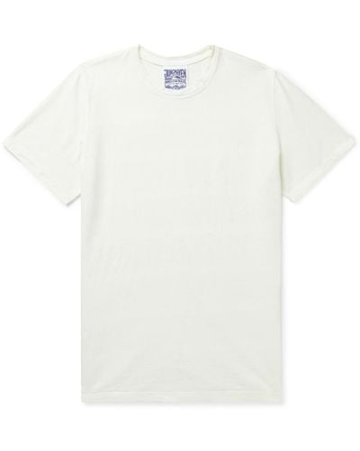Jungmaven Baja Hemp And Cotton-blend Jersey T-shirt - White
