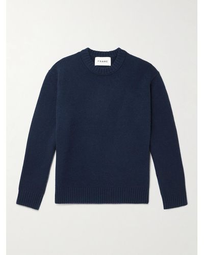 FRAME Pullover in cashmere - Blu