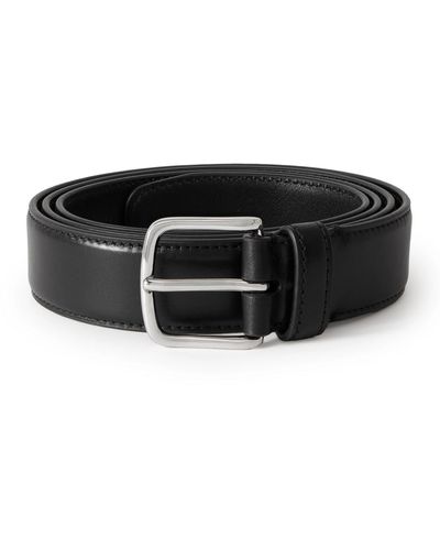 The Row 3cm Leather Belt - Black