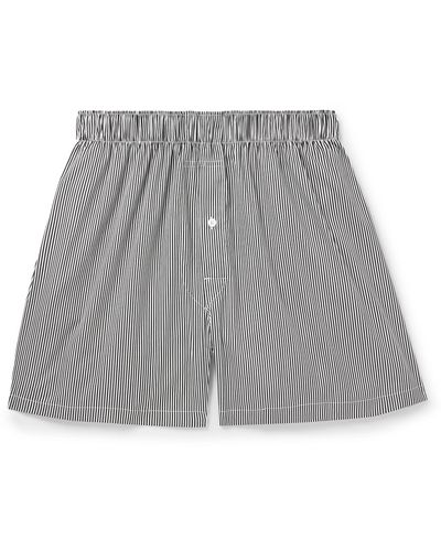 Maison Margiela Straight-leg Striped Cotton-blend Poplin Shorts - Gray