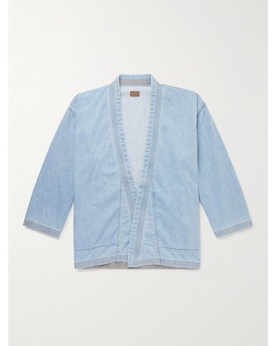 Kapital Kakashi Denim Shirt Jacket - Blue