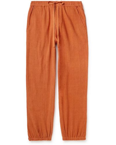 SMR Days Laguna Cotton Drawstring Pants - Orange