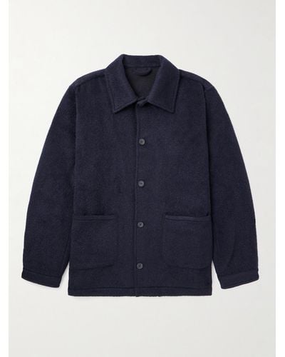 A Kind Of Guise Jorvi Wool-blend Jacket - Blue