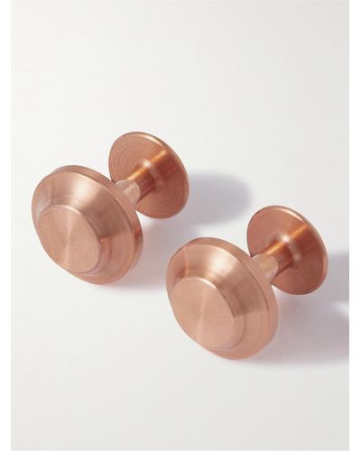 Alice Made This Edward Gold-tone Cufflinks - Pink