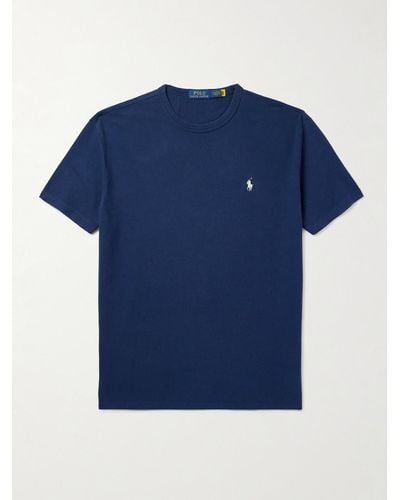 Polo Ralph Lauren T-Shirt aus Baumwoll-Jersey - Blau