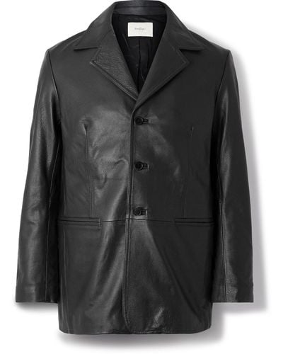 Second Layer Caballero Leather Jacket - Black