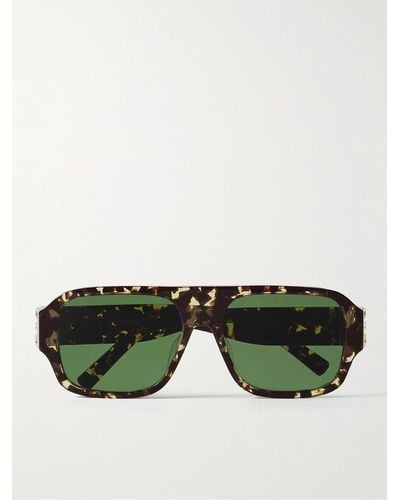 Givenchy D-frame Gold-tone And Tortoiseshell Acetate Sunglasses - Multicolour