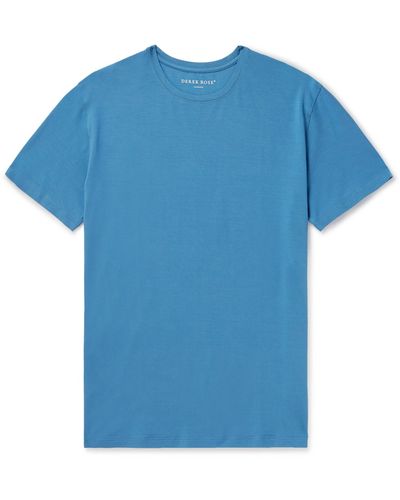 Derek Rose Basel 15 Stretch-modal Jersey T-shirt - Blue