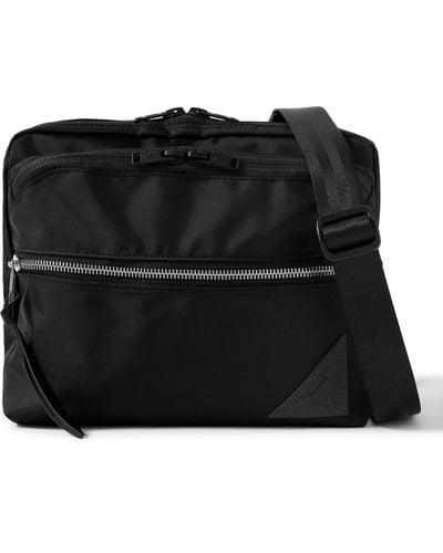 master-piece Various Toray Gaifu® 420d Nylon Messenger Bag - Black