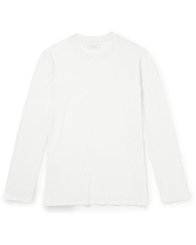SSAM Gab Cashmere And Cotton-blend Jersey T-shirt - White
