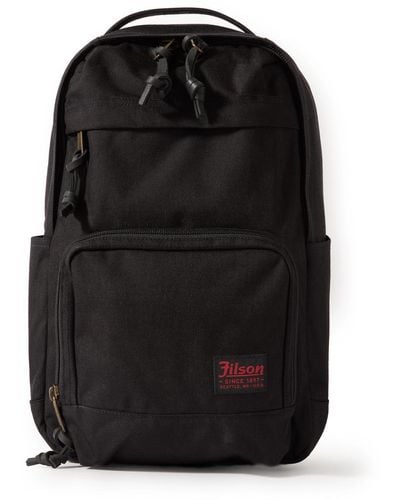 Filson Dryden Leather-trimmed Cordura® Backpack - Black