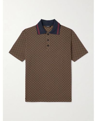 Balmain Polo Shirt - Brown