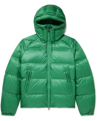 ARKET Rubin Quilted Recycled-ripstop Hooded Jacket - Green