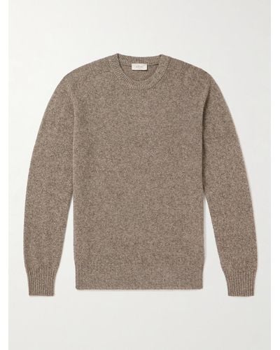 Altea Yak And Cashmere-blend Sweater - Grey