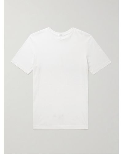 The Row Luke T-Shirt aus Baumwoll-Jersey - Weiß