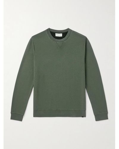 Derek Rose Quinn 1 Sweatshirt aus Jersey aus einer Baumwoll-Modalmischung - Grün