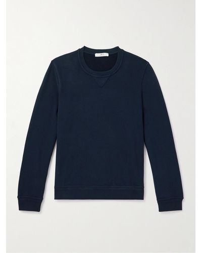 MR P. Cotton-jersey Sweatshirt - Blue