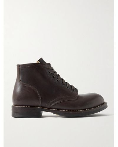 Visvim Brigadier Folk Leather Boots - Black