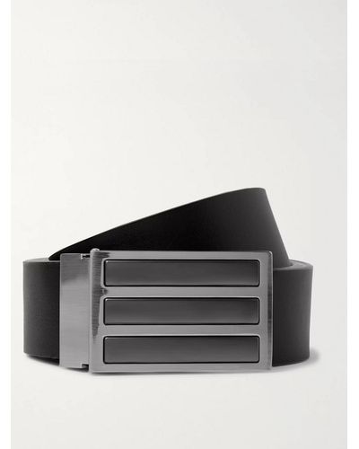 adidas Originals 3cm Reversible Black And White Tour Faux Leather Belt
