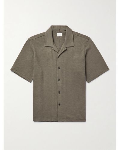 Rag & Bone Avery Hemd aus Baumwolle mit Reverskragen - Grau