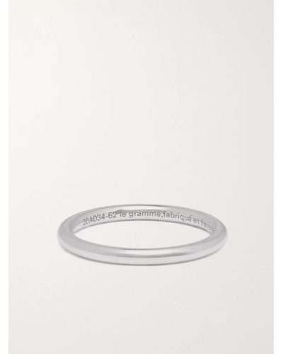 Le Gramme Le 3 Polished Sterling Silver Ring - Metallic