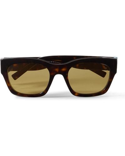 Givenchy 4g D-frame Tortoiseshell Acetate Sunglasses - Black