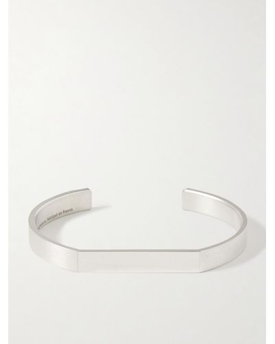 Le Gramme Ribbon 21g Recycled Brushed Sterling Silver Cuff - Natural