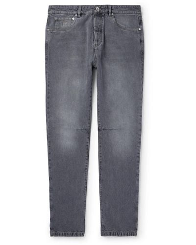 Brunello Cucinelli Leisure Straight-leg Jeans - Gray