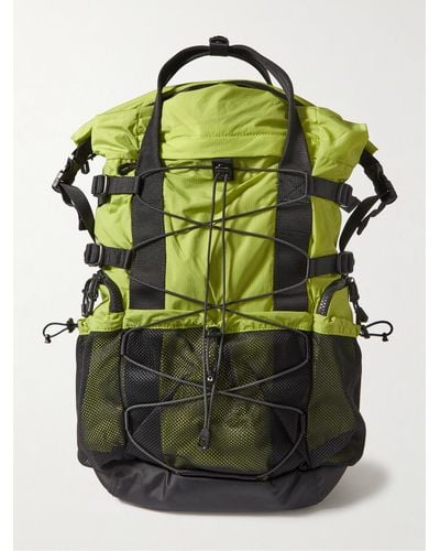 ARKET Irvin Webbing And Mesh-trimmed Ripstop Backpack - Green