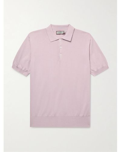 Canali Polo in cotone - Rosa