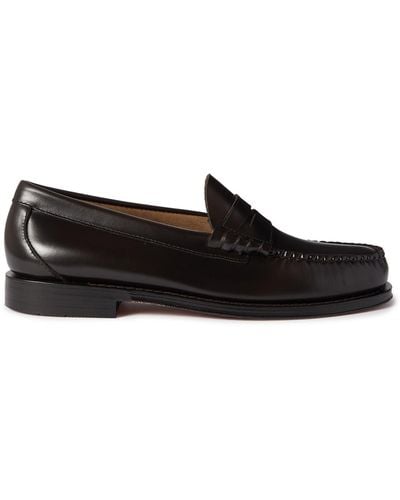 G.H. Bass & Co. Weejuns Heritage Larson Leather Penny Loafers - Black