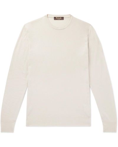 Loro Piana Slim-fit Baby Cashmere Sweater - Multicolor