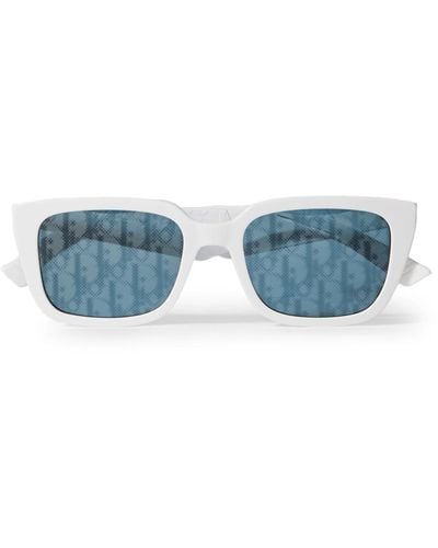 Dior Dior B27 S2i D-frame Acetate Sunglasses - Blue