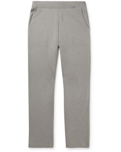 Brioni Straight-leg Jersey Sweatpants - Gray