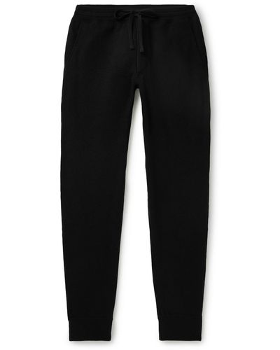 Tom Ford Tapered Cashmere Sweatpants - Black