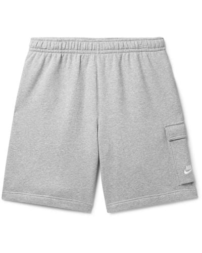 Nike Club Logo Cargo Shorts - Gray