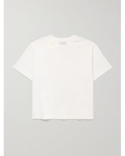 LE17SEPTEMBRE T-Shirt aus Baumwoll-Jersey - Weiß