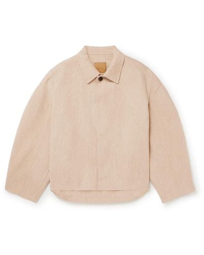 LE17SEPTEMBRE Wool-blend Jacket - Natural