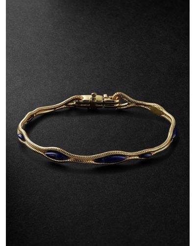 Fernando Jorge Fluid 18-karat Gold Lapis Lazuli Bracelet - Black