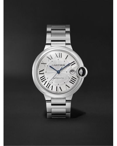 Cartier Ballon Bleu De Automatic 40mm Stainless Steel Watch - Black