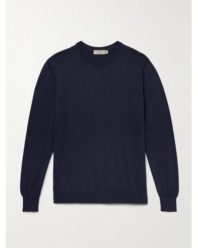 Canali Cotton Sweater - Blue