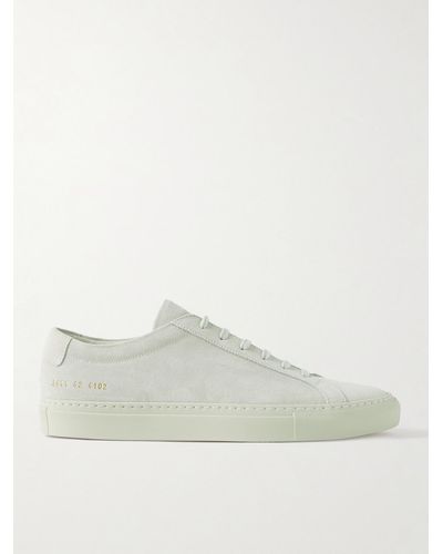 Common Projects Original Achilles Suede Trainers - Natural
