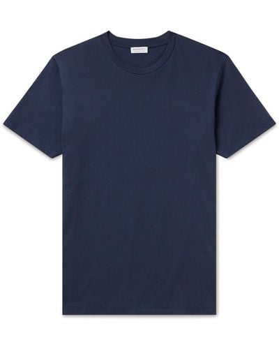 Sunspel Riviera Supima Cotton-jersey T-shirt - Blue