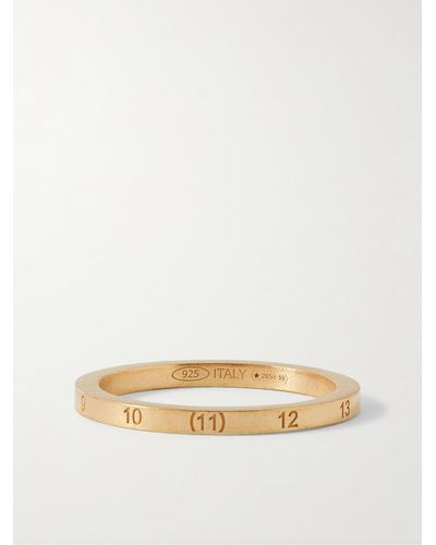 Maison Margiela Gold-plated Ring - Natural