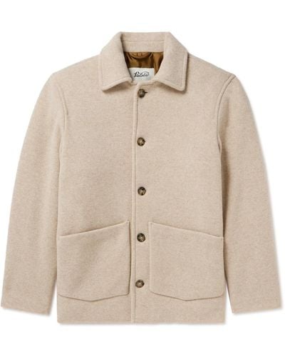 Valstar Wool And Cashmere-blend Chore Jacket - Natural