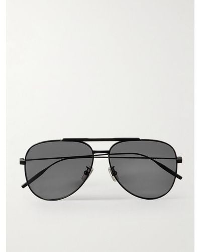 Givenchy Gv Speed Aviator-style Metal Sunglasses - Black