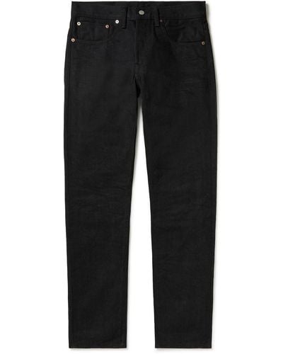RRL Slim-fit Selvedge Jeans - Black
